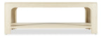 Hooker Furniture Archives Raffia Rectangle Cocktail Table in Flax