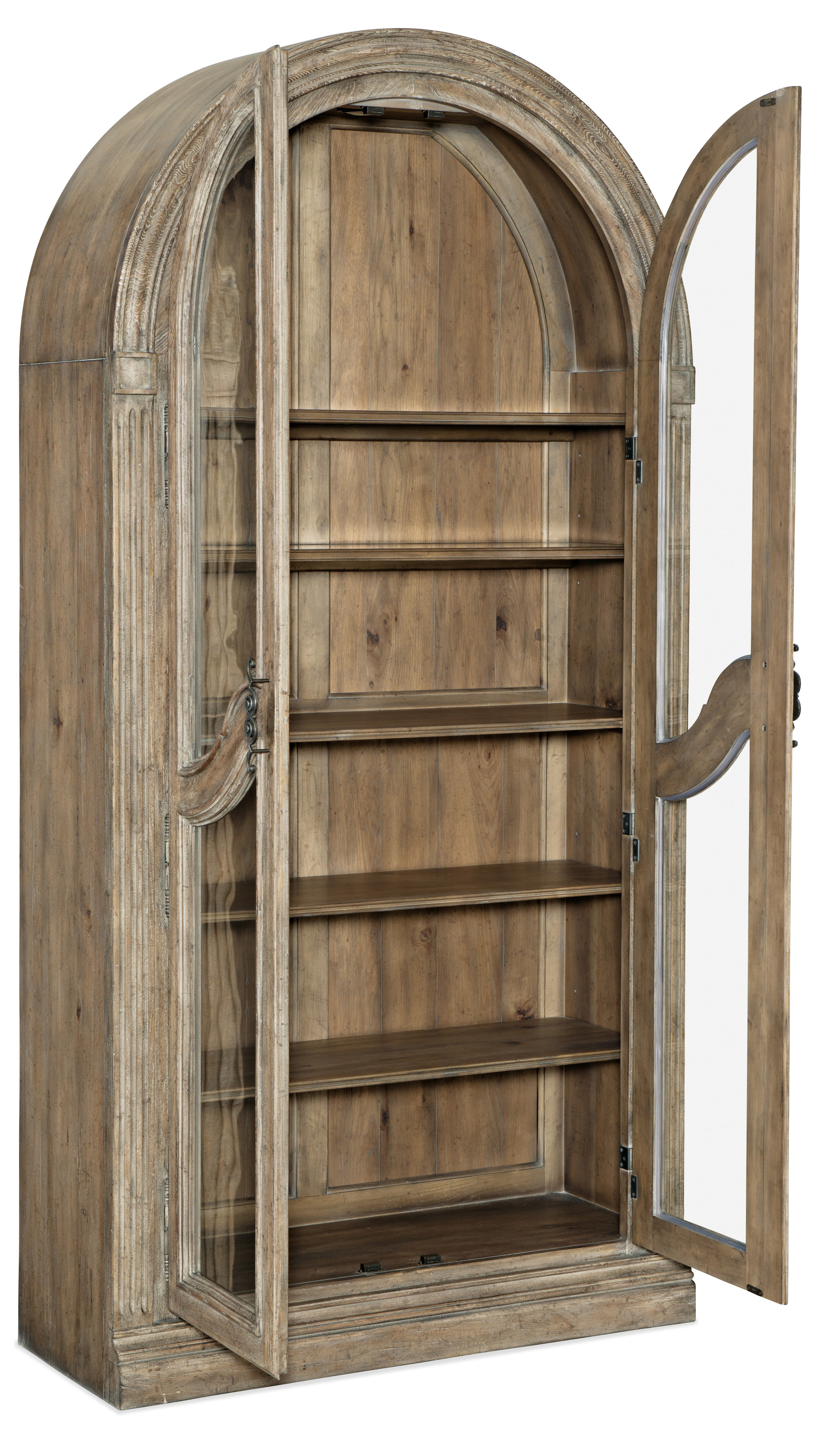 Hooker Furniture Castella Bunching Curio in Antique Slate