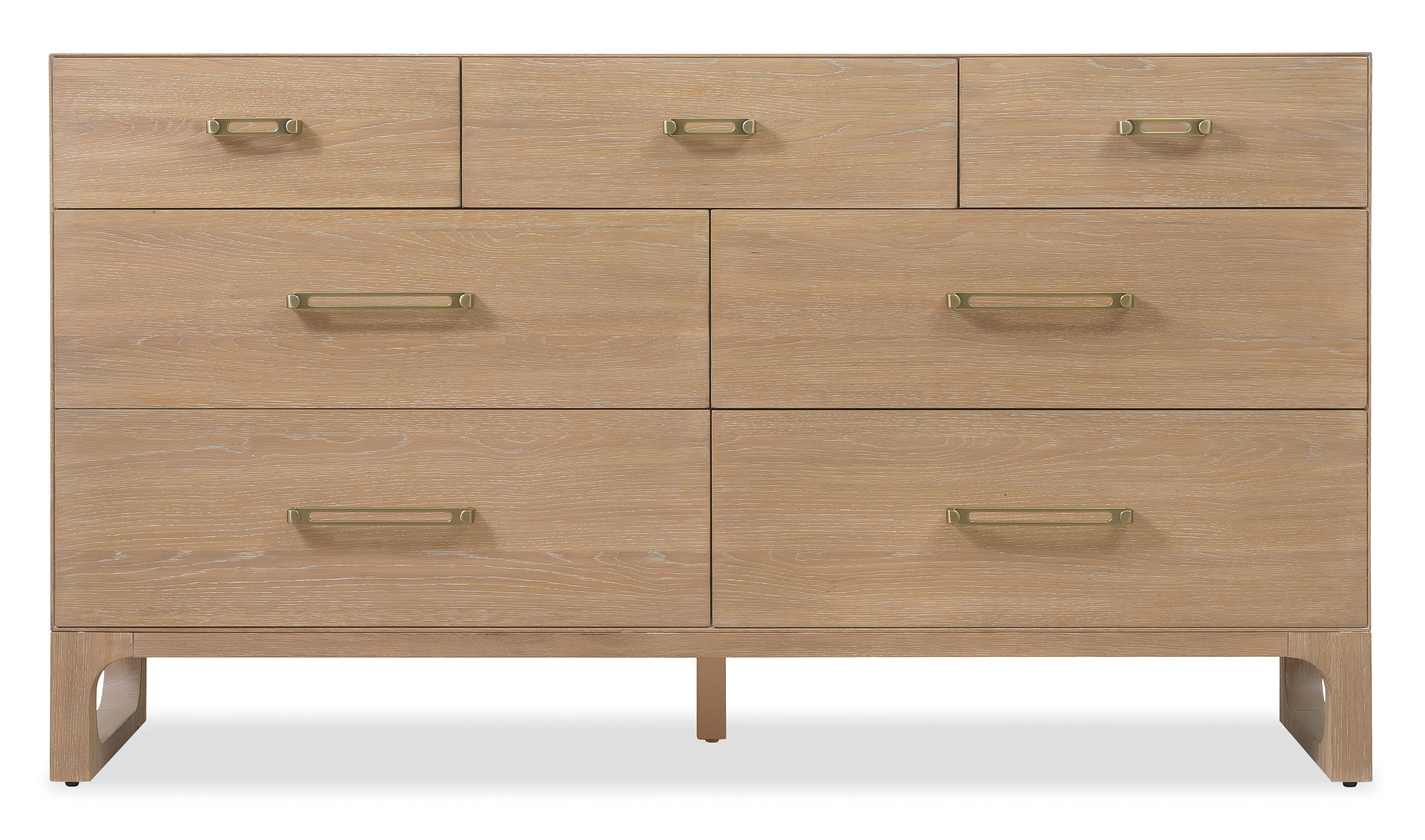 Hooker Furniture Banyon Bay Seven Drawer Dresser in Desert Oak