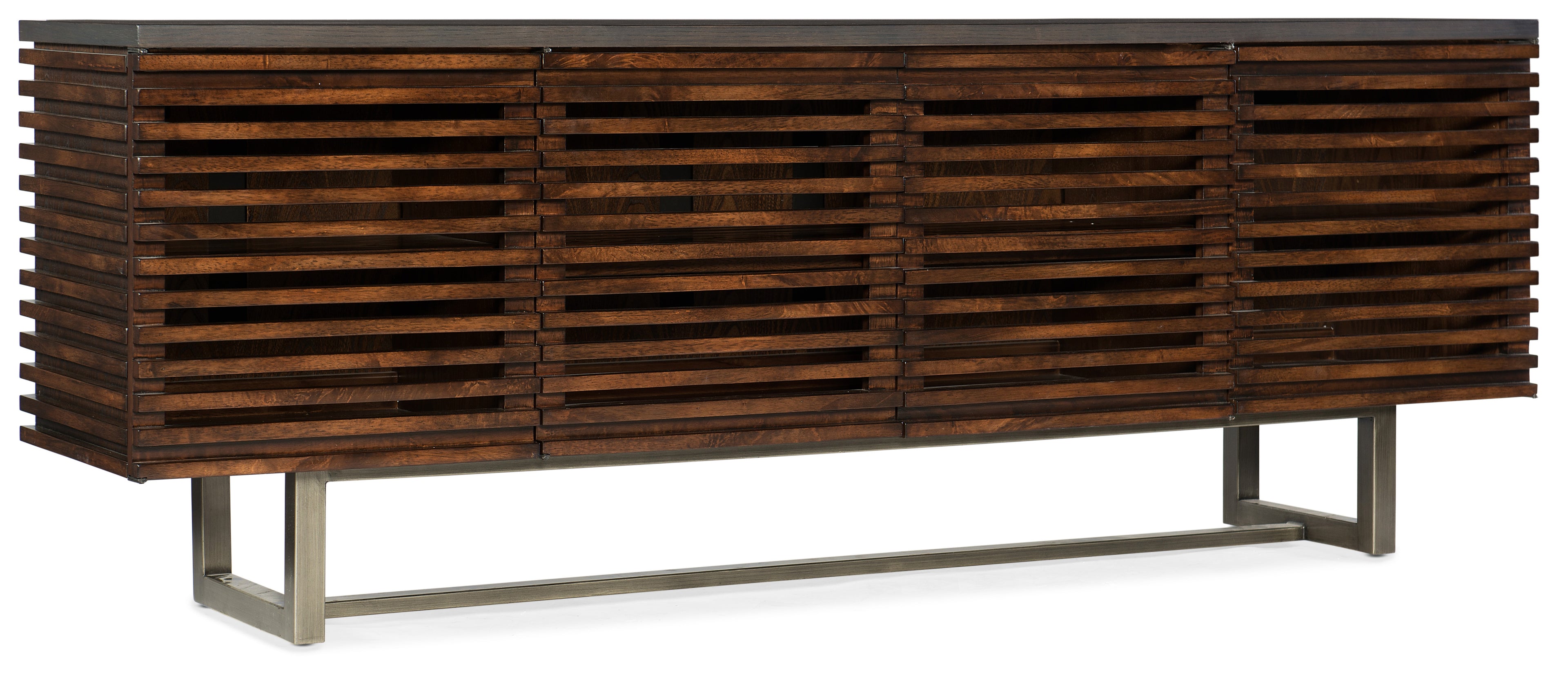 Hooker Furniture Solstice 78in Entertainment Console in Medium Wood