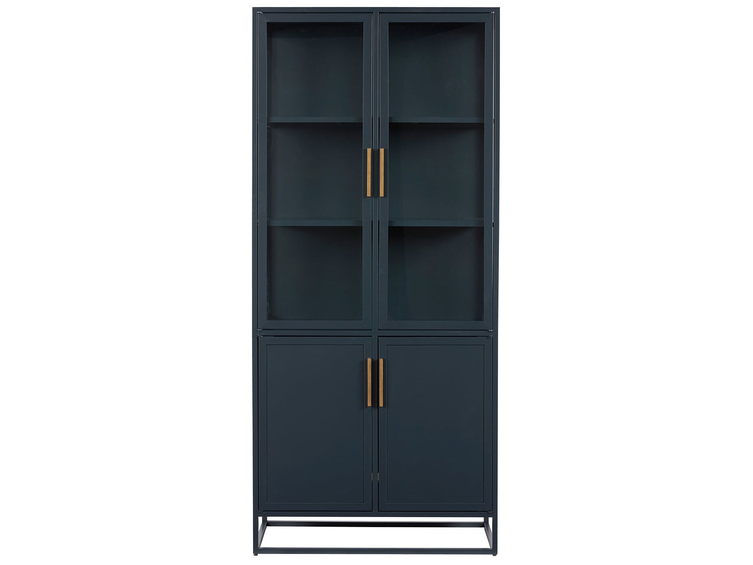 Getaway Santorini Tall Metal Kitchen Cabinet in Cerulean Blue