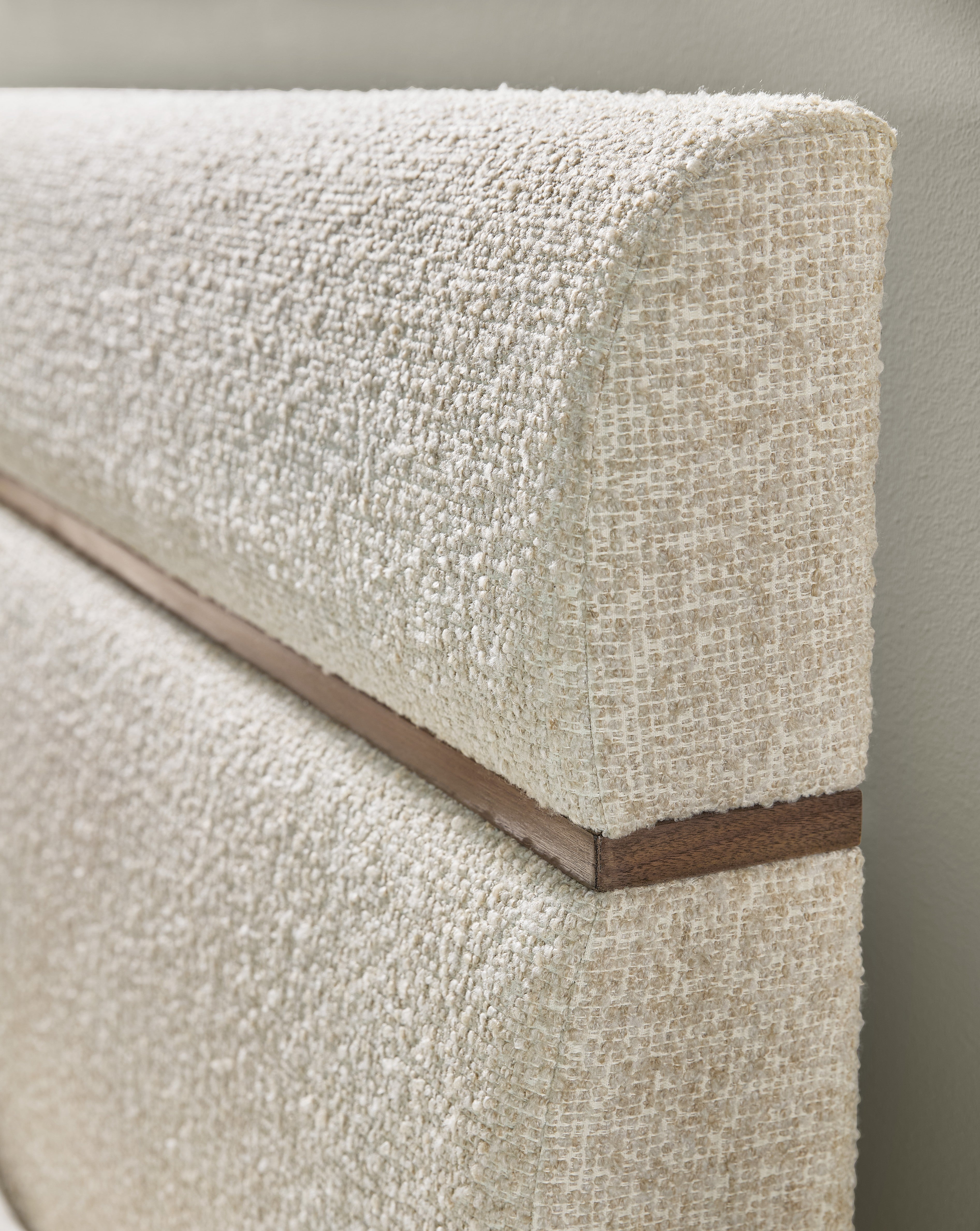 Hooker Furniture Eleana Upholstered Panel Bed in Light Caramel