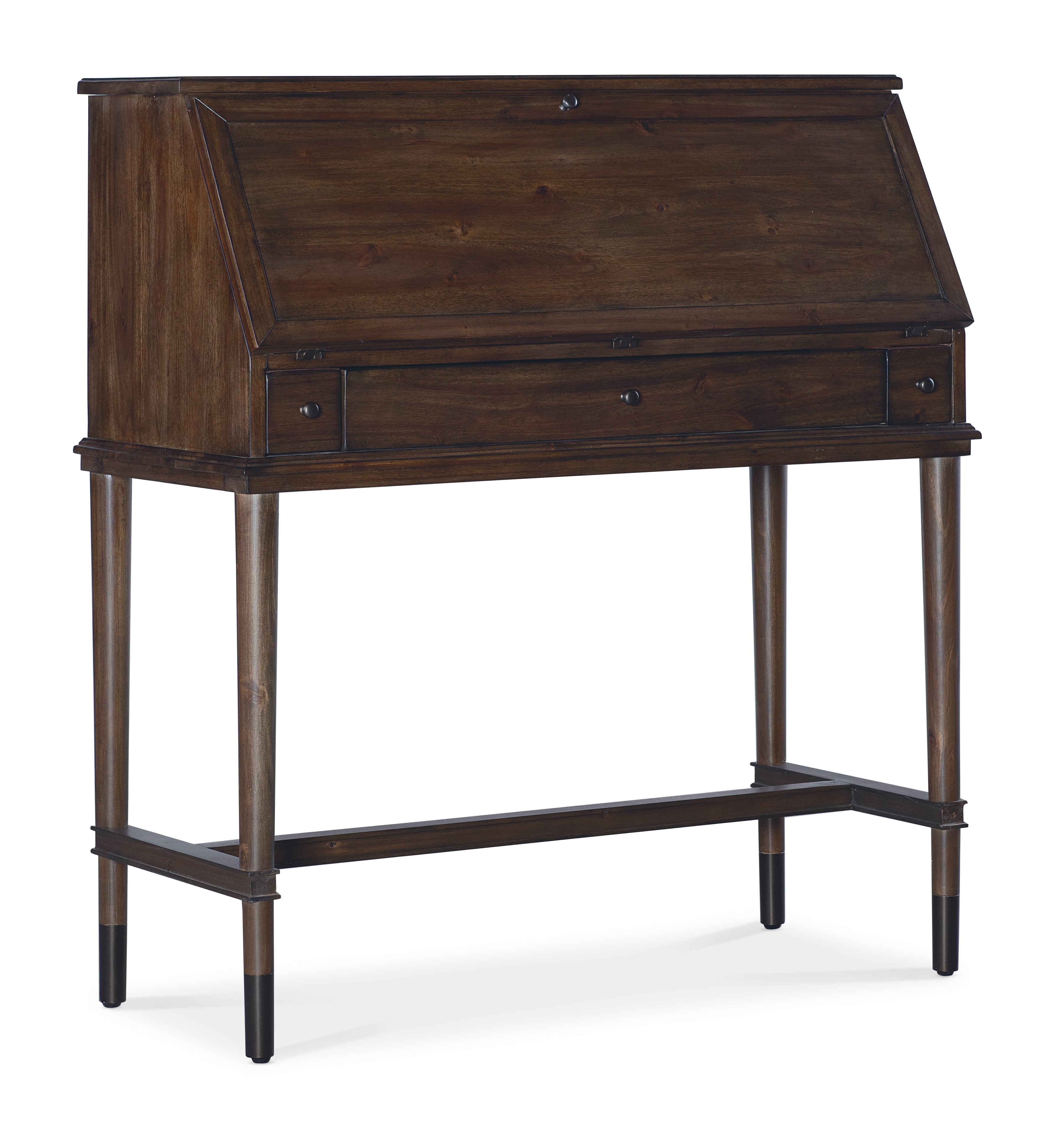 Hooker Furniture Commerce & Market Secretariat Secretary in Dark Wood