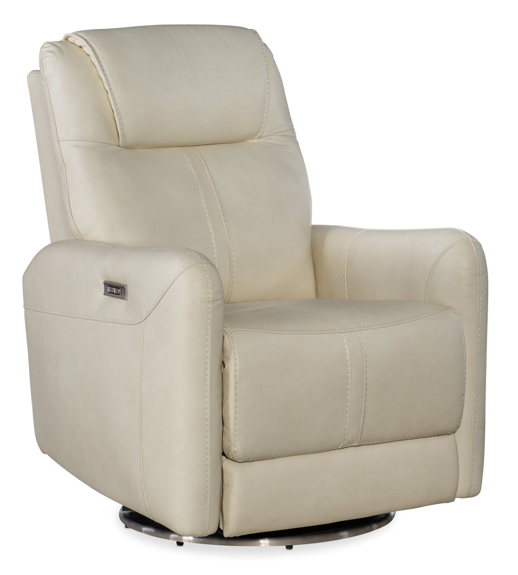 Hooker Furniture Steffen Swivel Power Recliner with Power Headrest