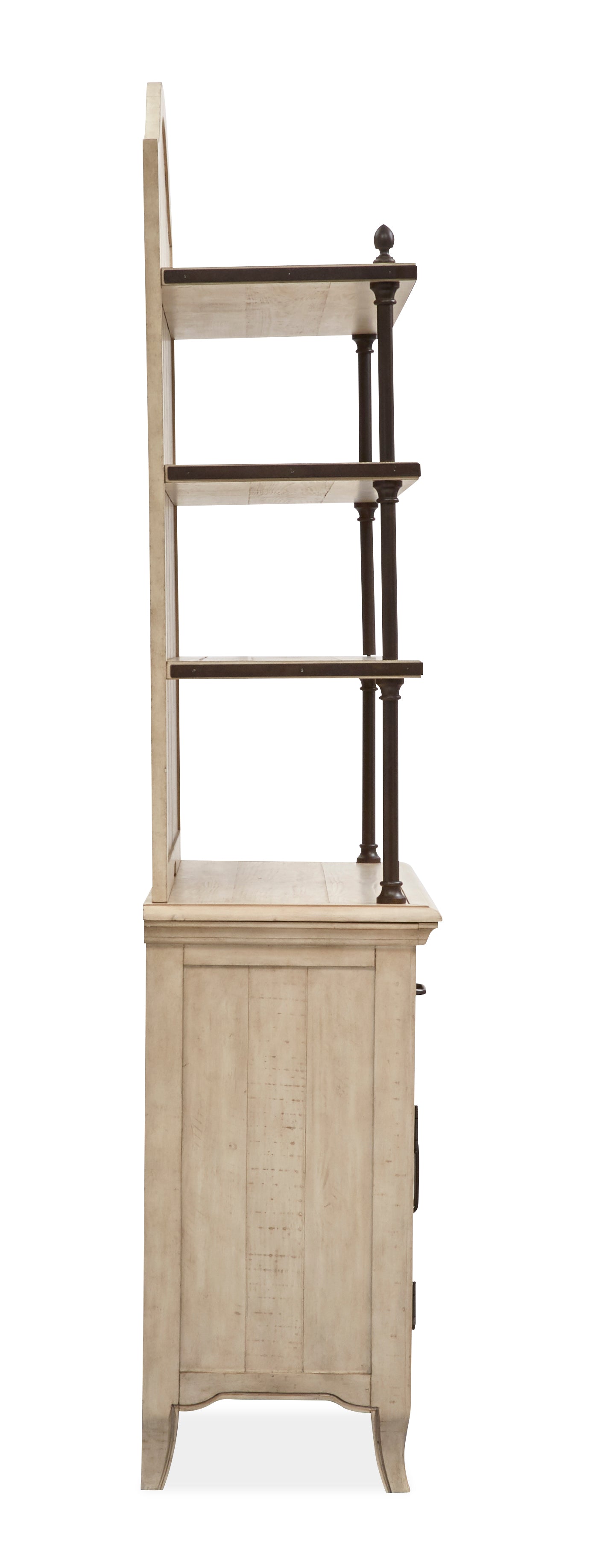 Harlow Buffet with Hutch in Weathered Bisque