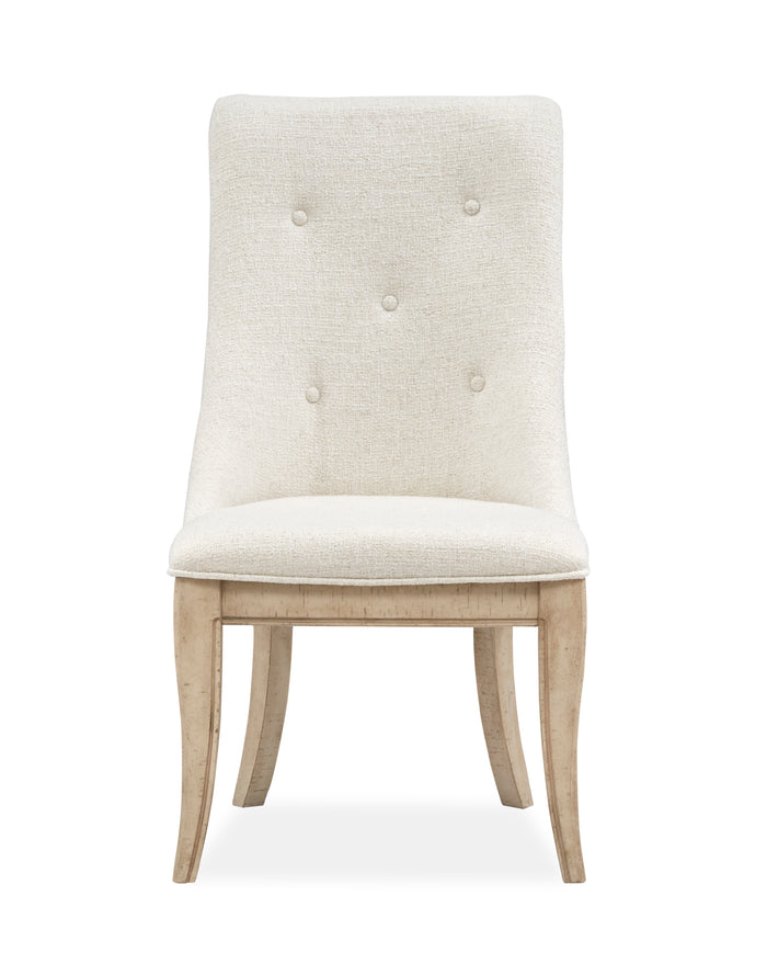Harlow Dining Arm Chair w/Upholstered Seat & Back (2/ctn) in Weathered Bisque