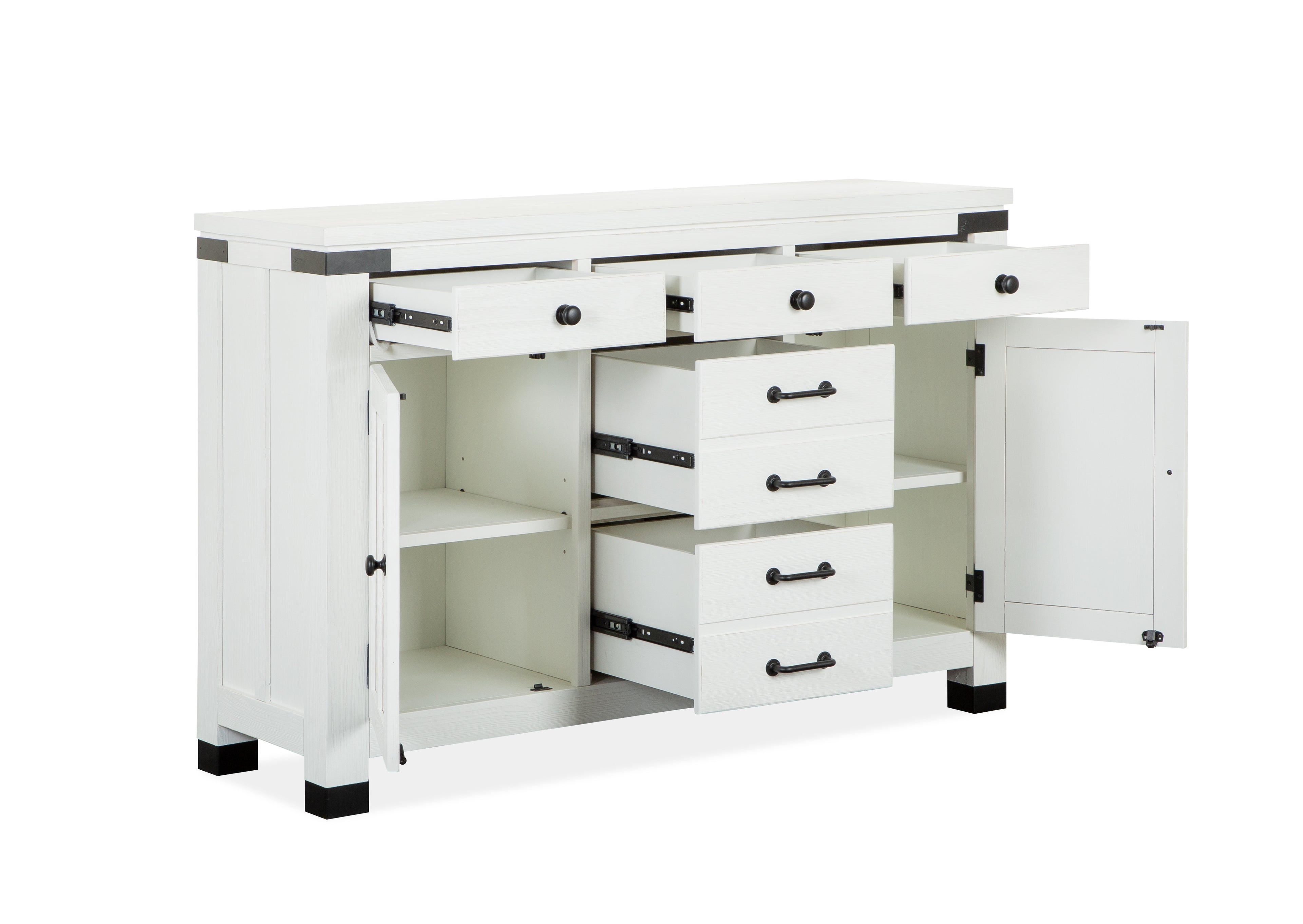 Magnussen Harper Springs Server in Silo White