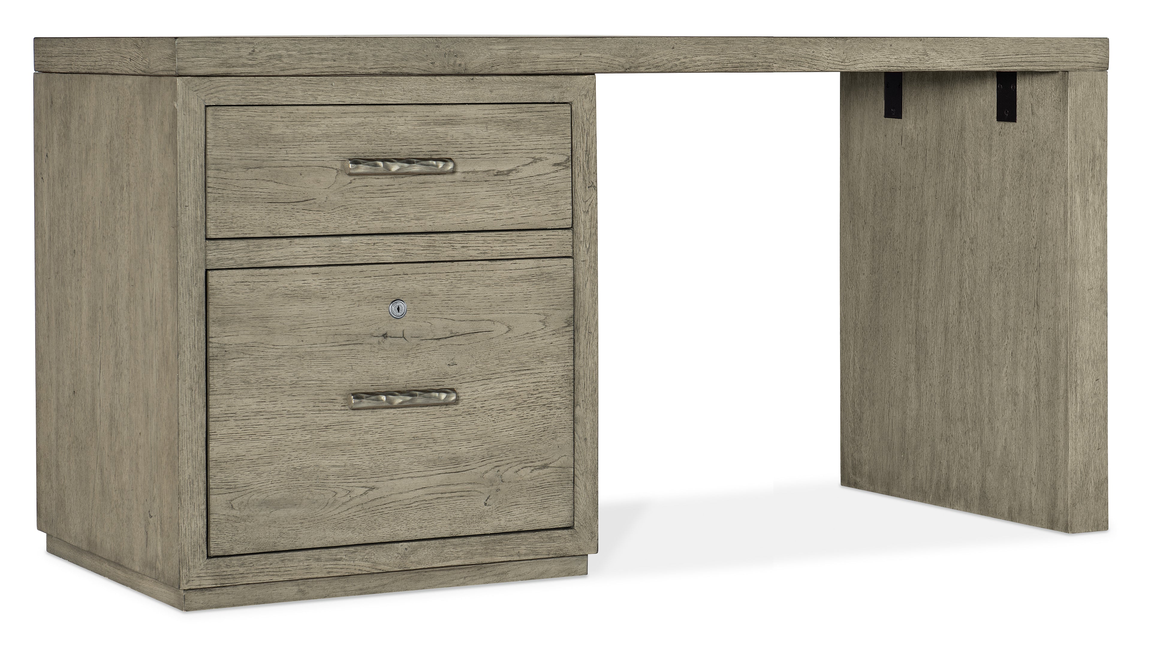 Hooker Furniture Linville Falls 60" Desk with One File in Mink