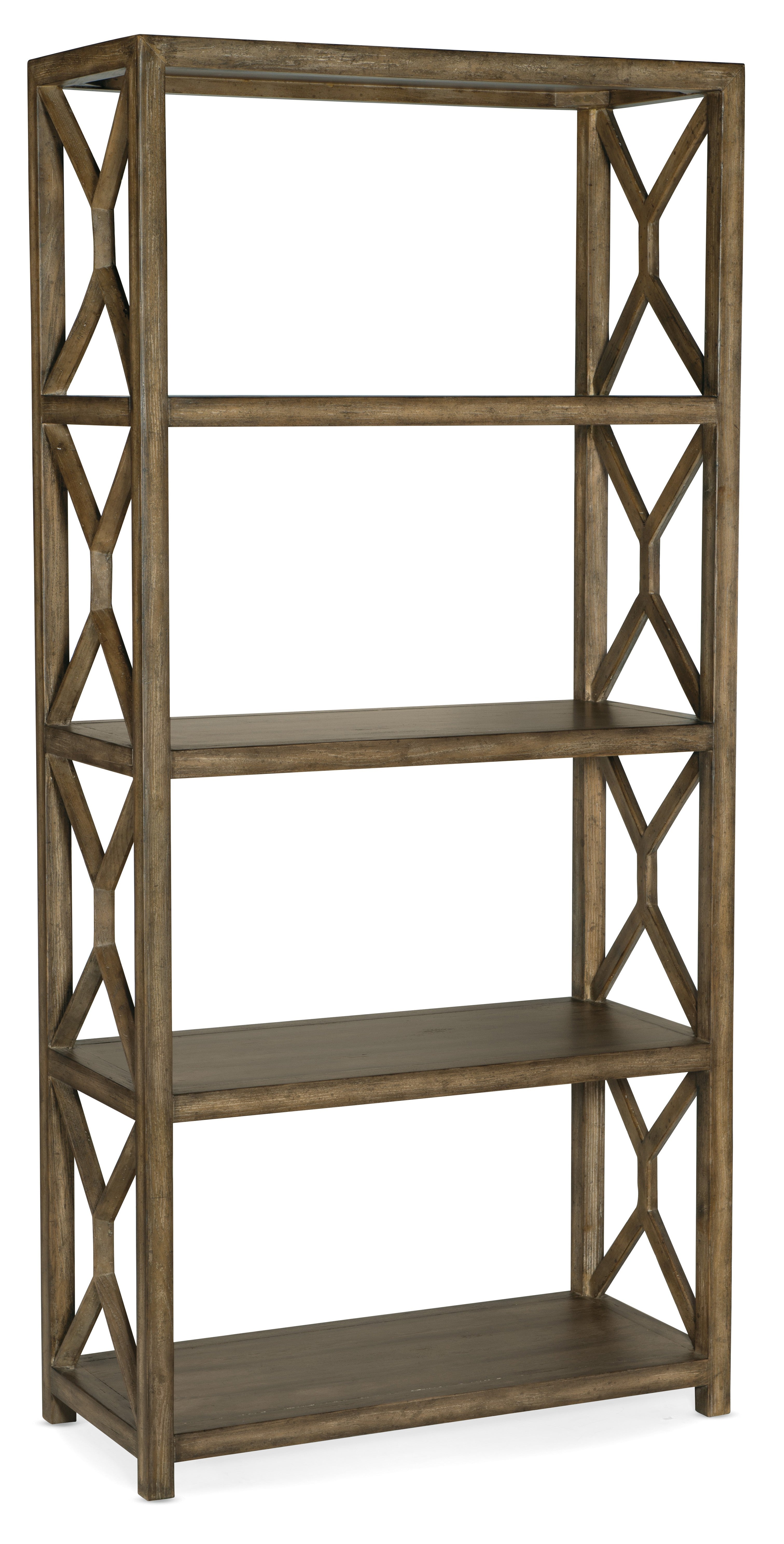 Hooker Furniture Sundance Etagere in Dark Wood