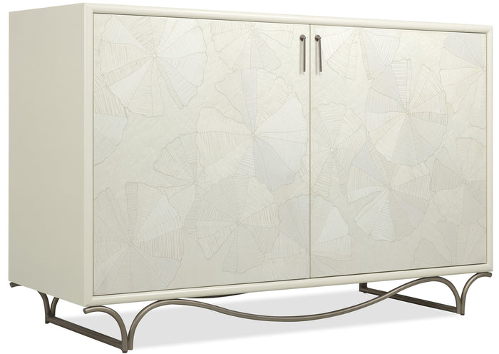 Hooker Furniture Melange White Lotus Hall Chest in White