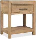 Hooker Furniture Driftwood One-Drawer Nightstand in Buckboard