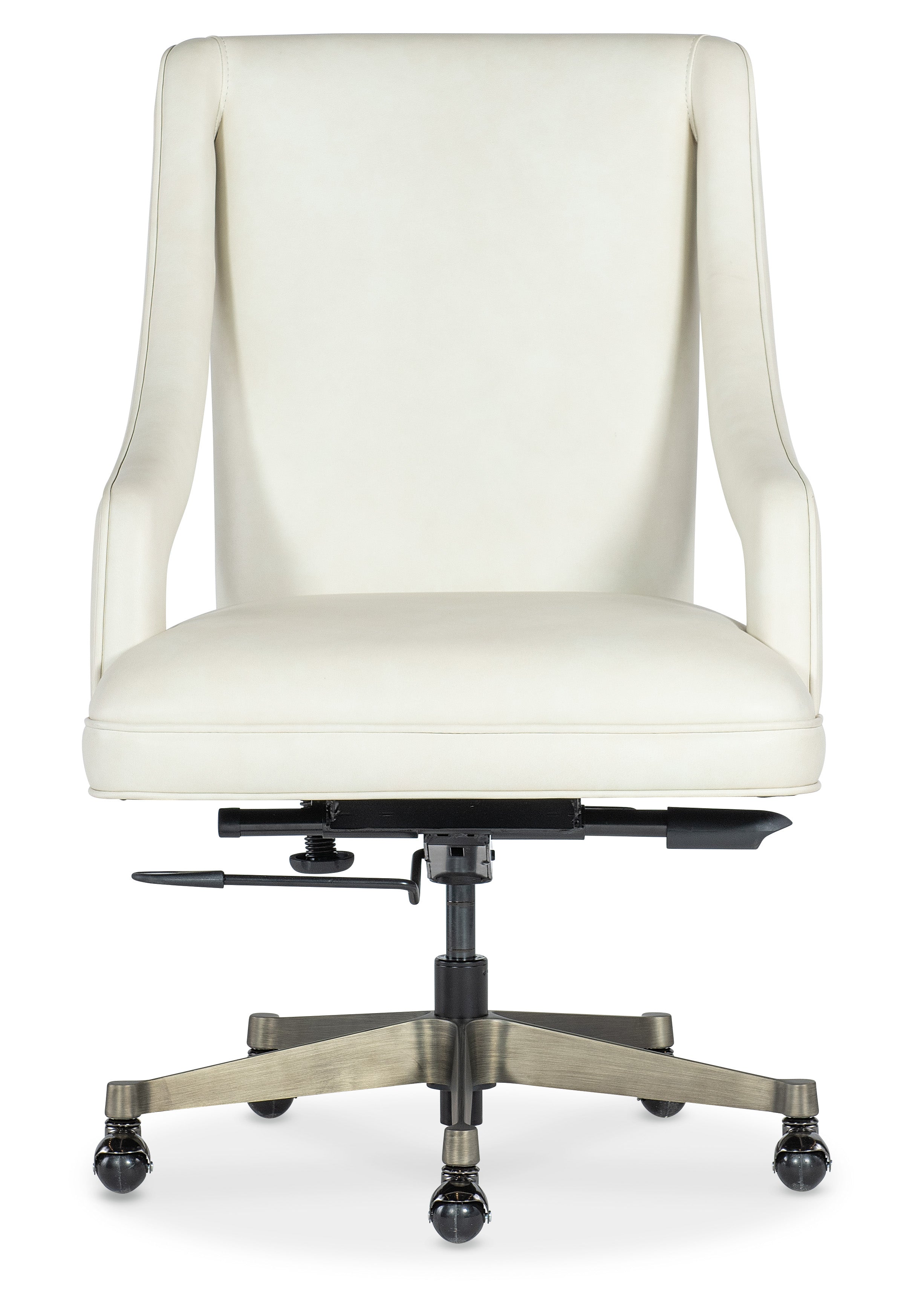 Hooker Furniture Meira Executive Swivel Tilt Chair in White