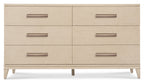 Hooker Furniture Westwood Six-Drawer Dresser in Limestone