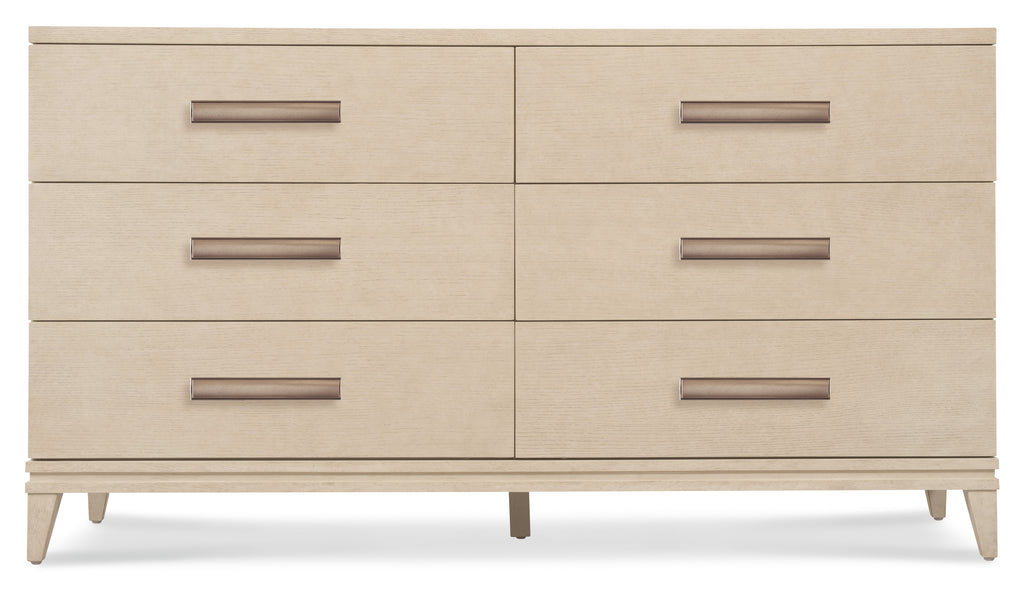 Hooker Furniture Westwood Six-Drawer Dresser in Limestone