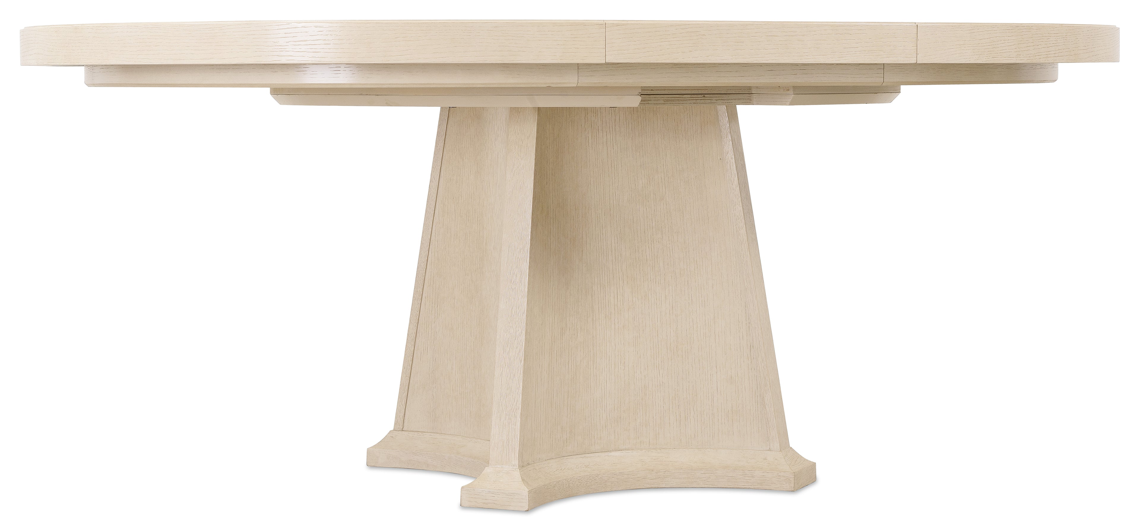 Hooker Furniture Westwood Round Dining Table with One 20-inch Leaf in Light Wood