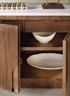 Hooker Furniture Eleana Server in Light Caramel/Sunlit Bronze