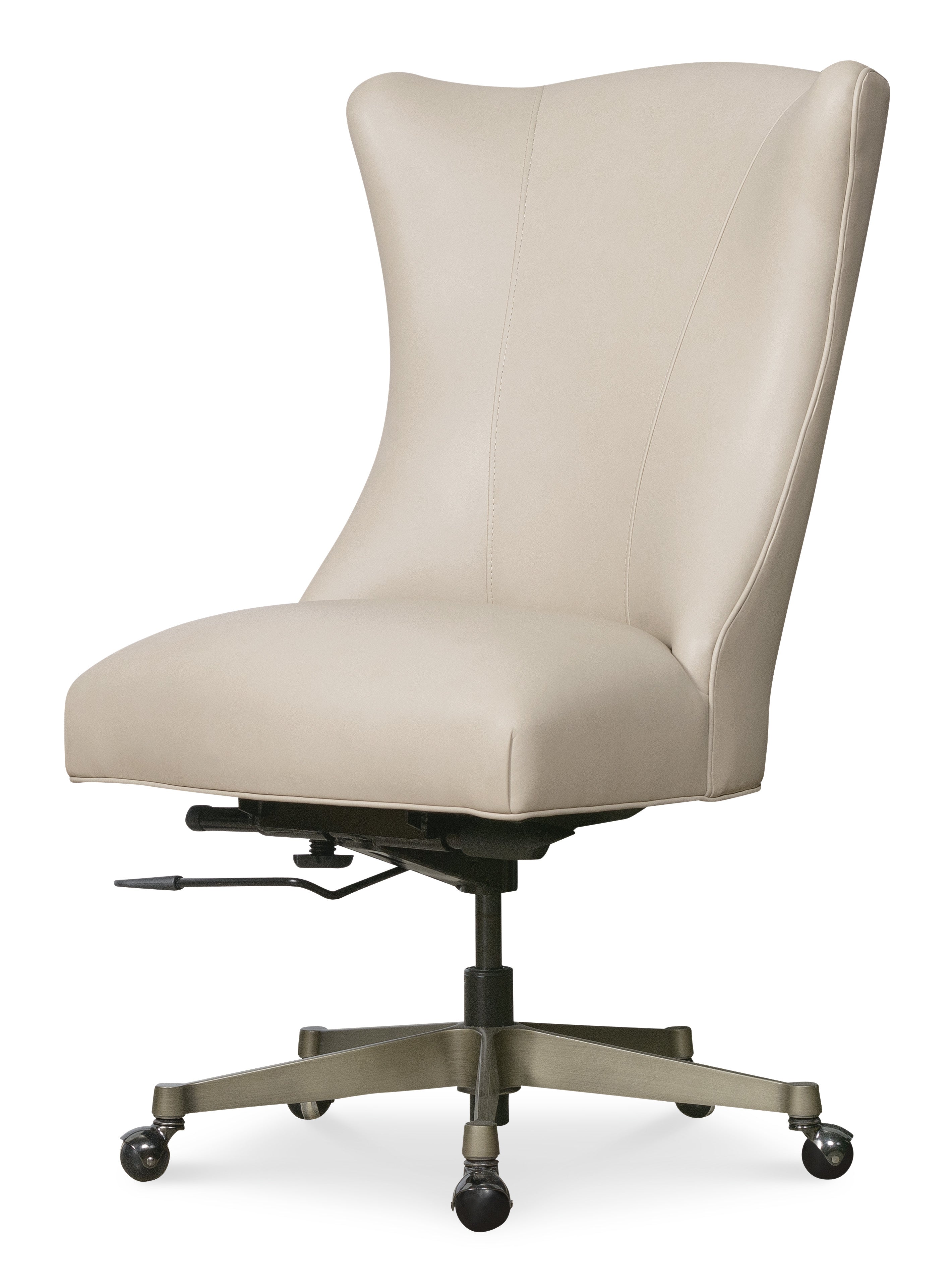 Hooker Furniture Lynn Executive Swivel Tilt Chair in Ivory