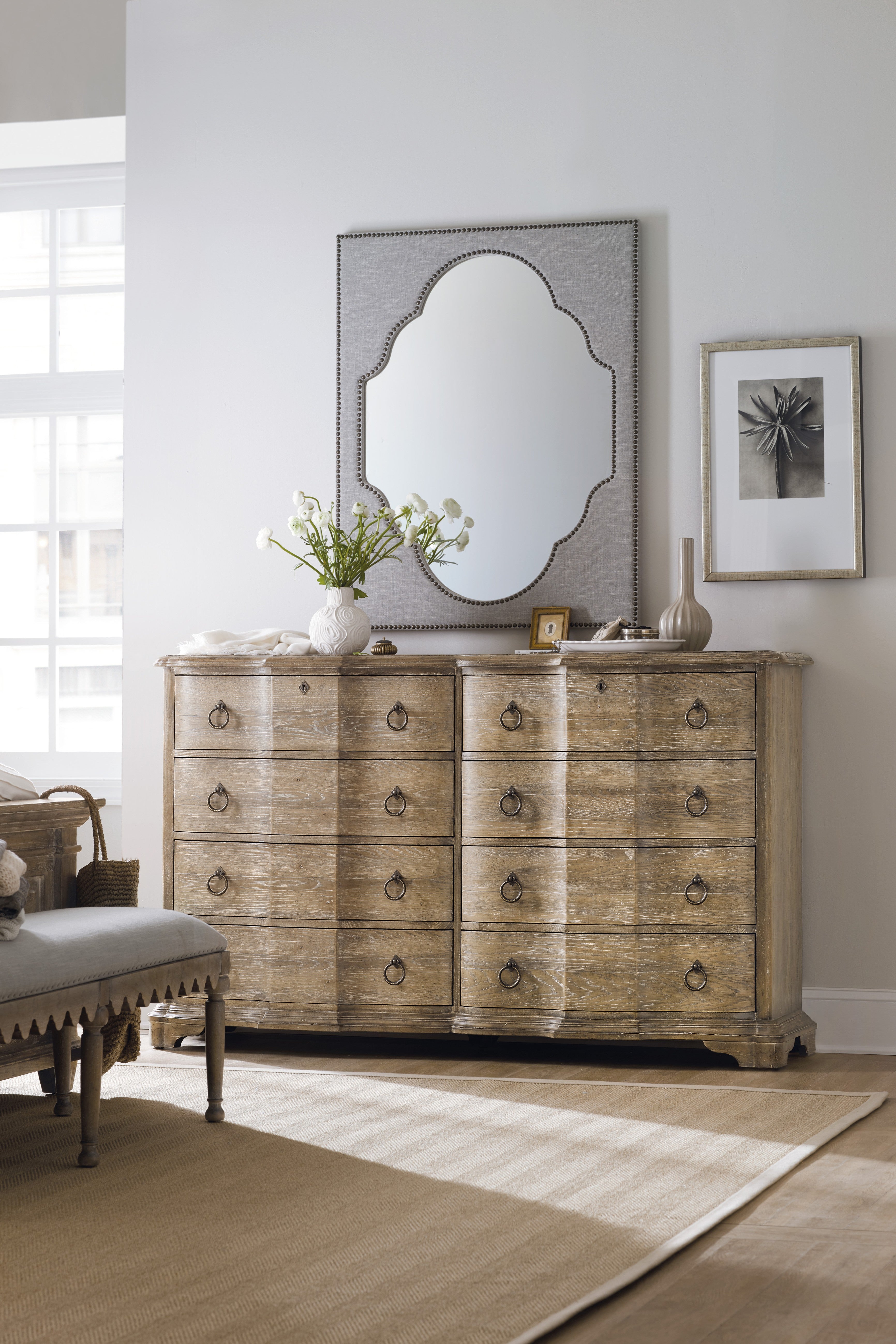 Hooker Furniture Boheme Adante Dresser in Light Wood