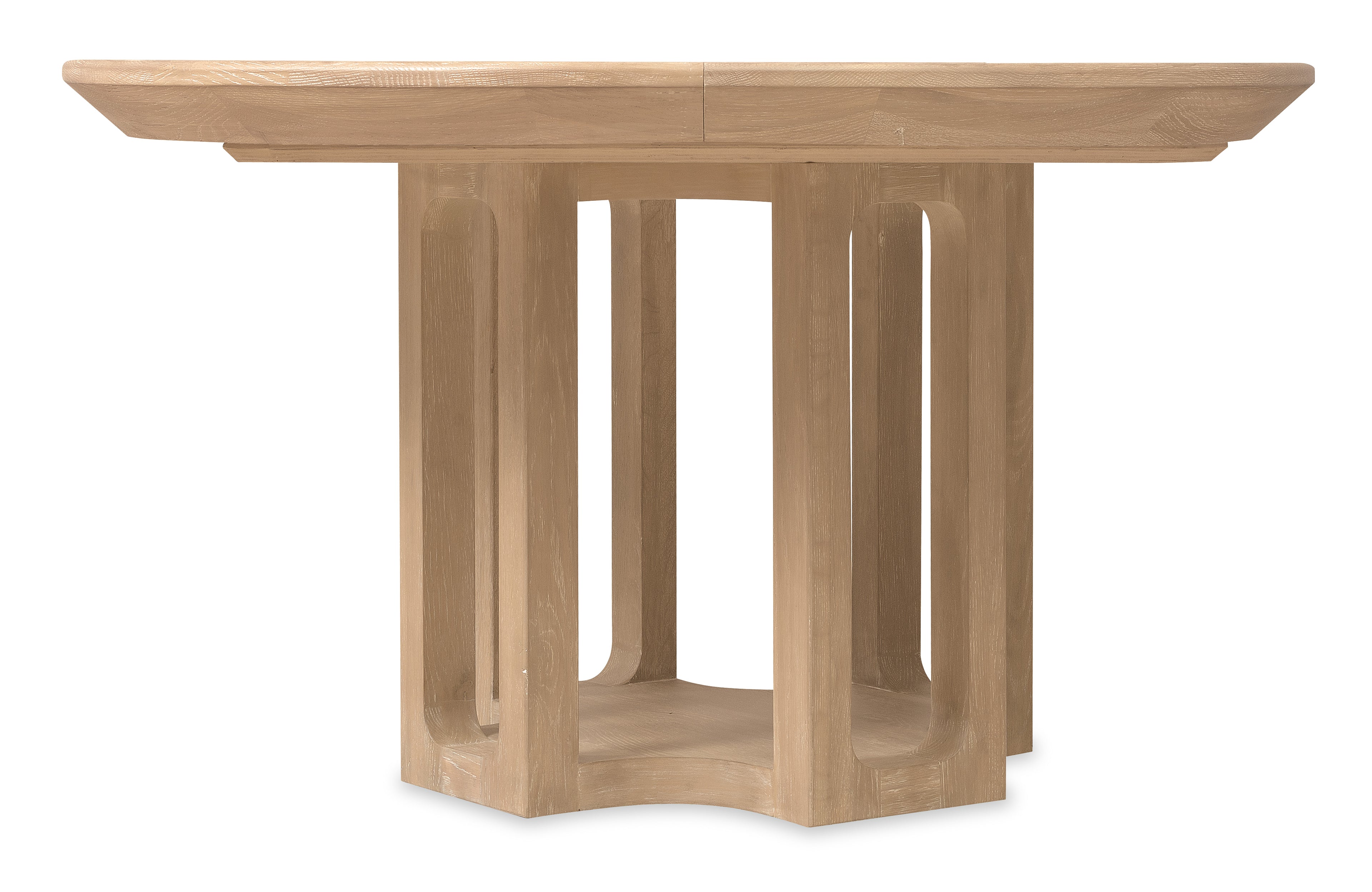 Hooker Furniture Banyon Bay Round Dining Table with One 18-inch Leaf in Desert Oak