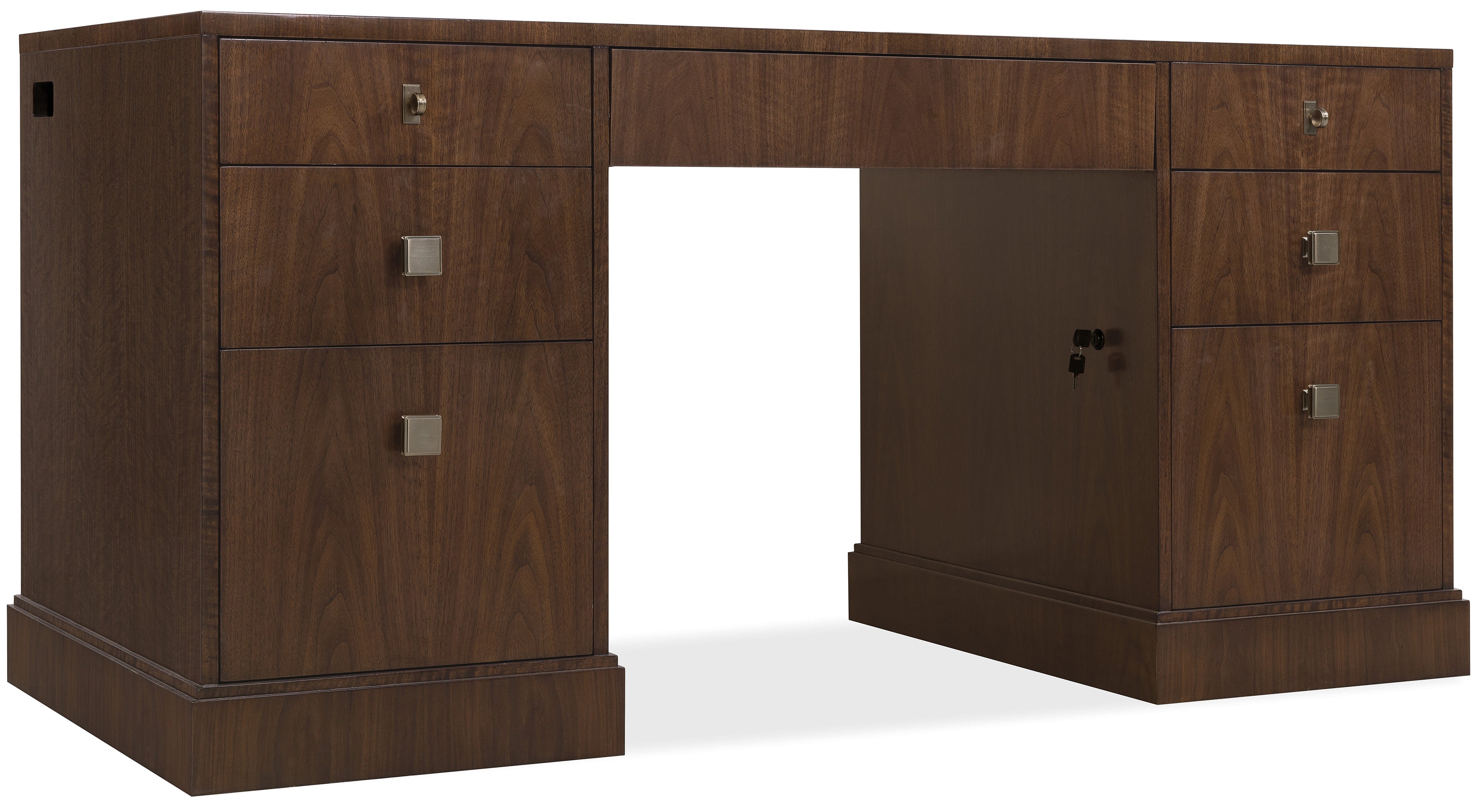 Hooker Furniture Archives Executive Desk in Classic Walnut