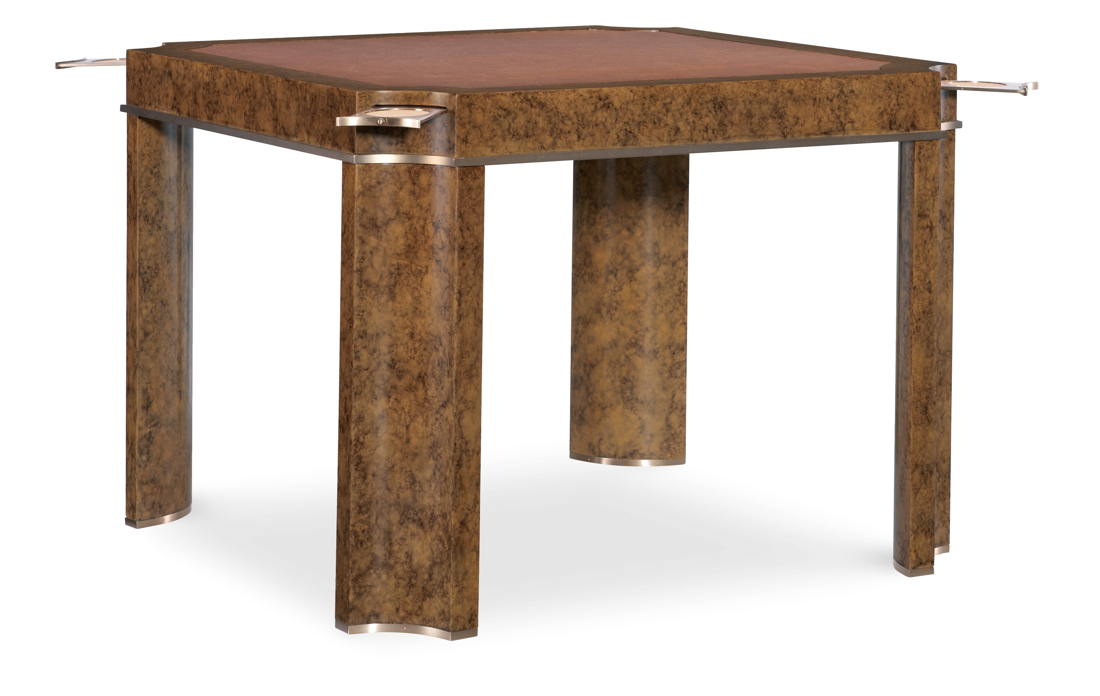 Hooker Furniture Archives Game Table in Classic Walnut