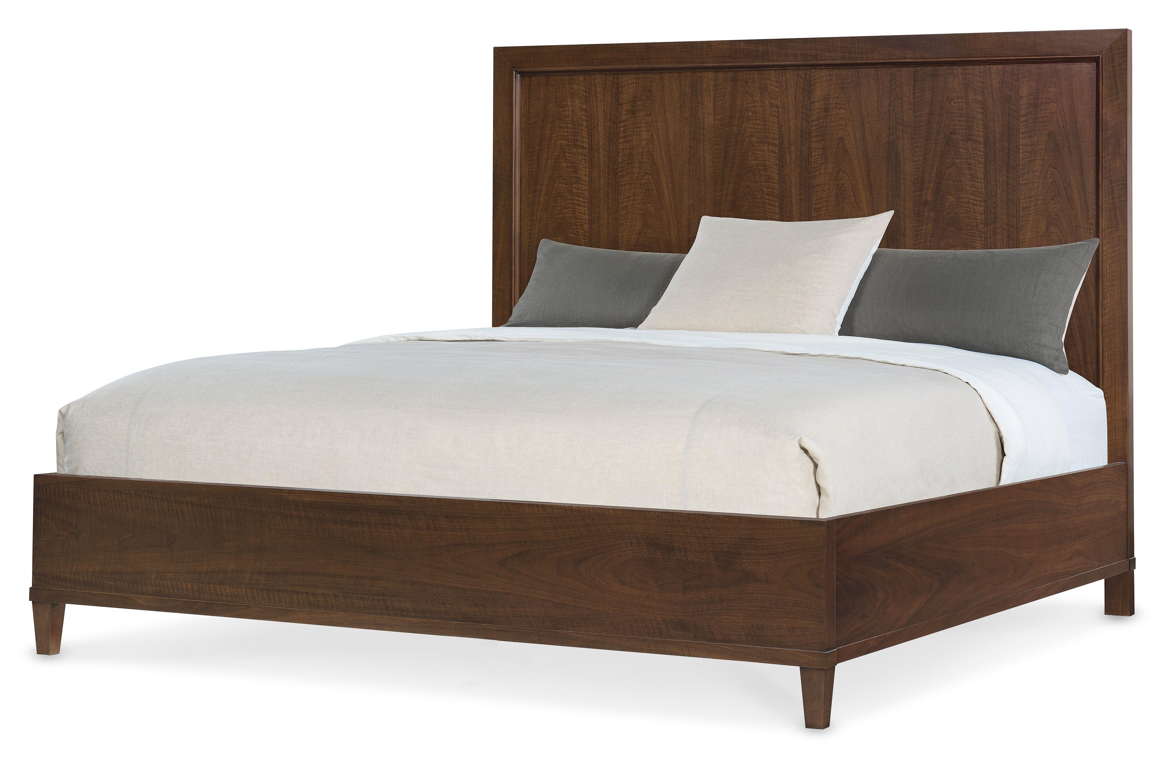 Hooker Furniture Archives Panel Bed in Dark Wood