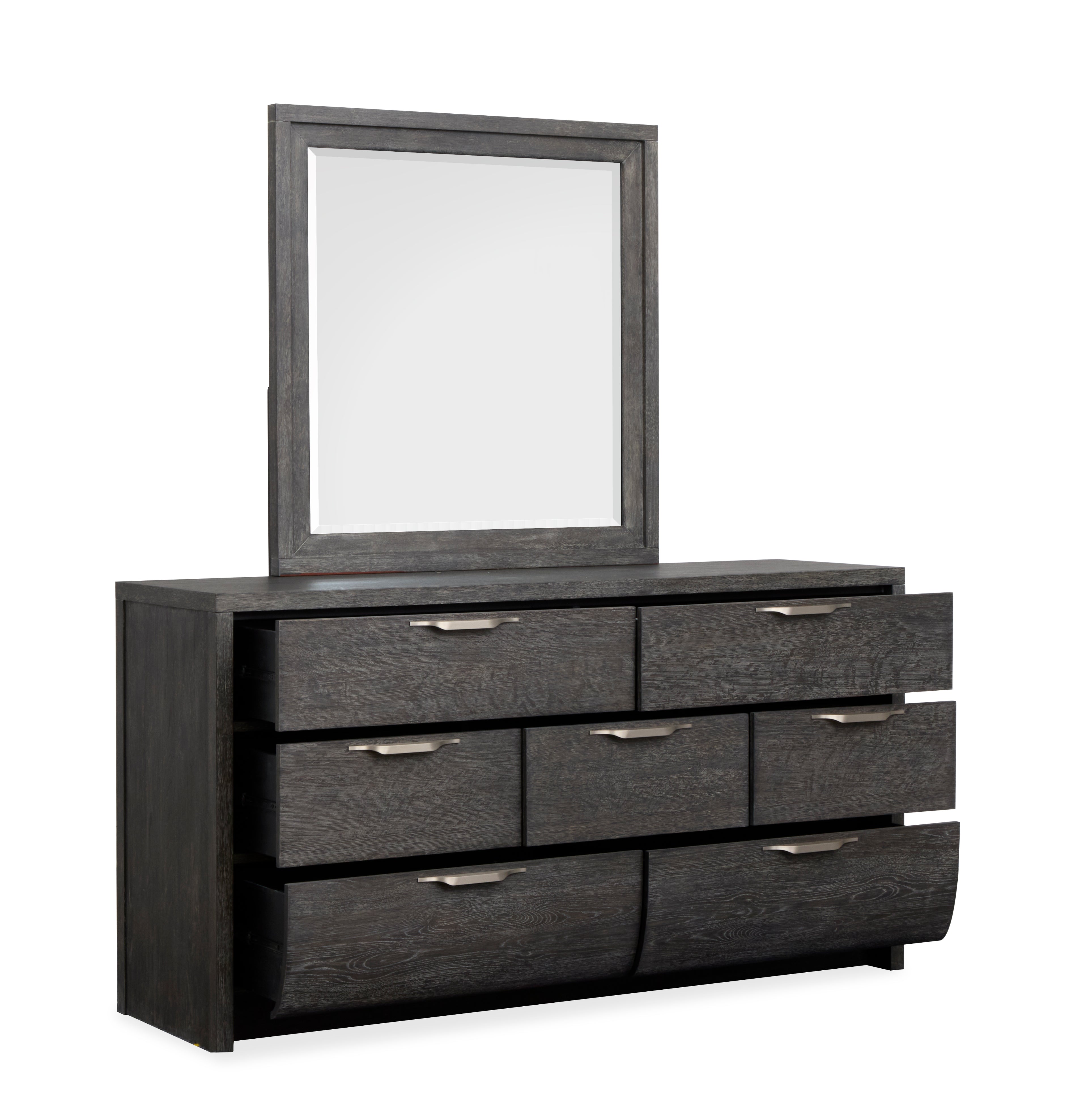 Magnussen Kinsley Portrait Mirror in Black Heron
