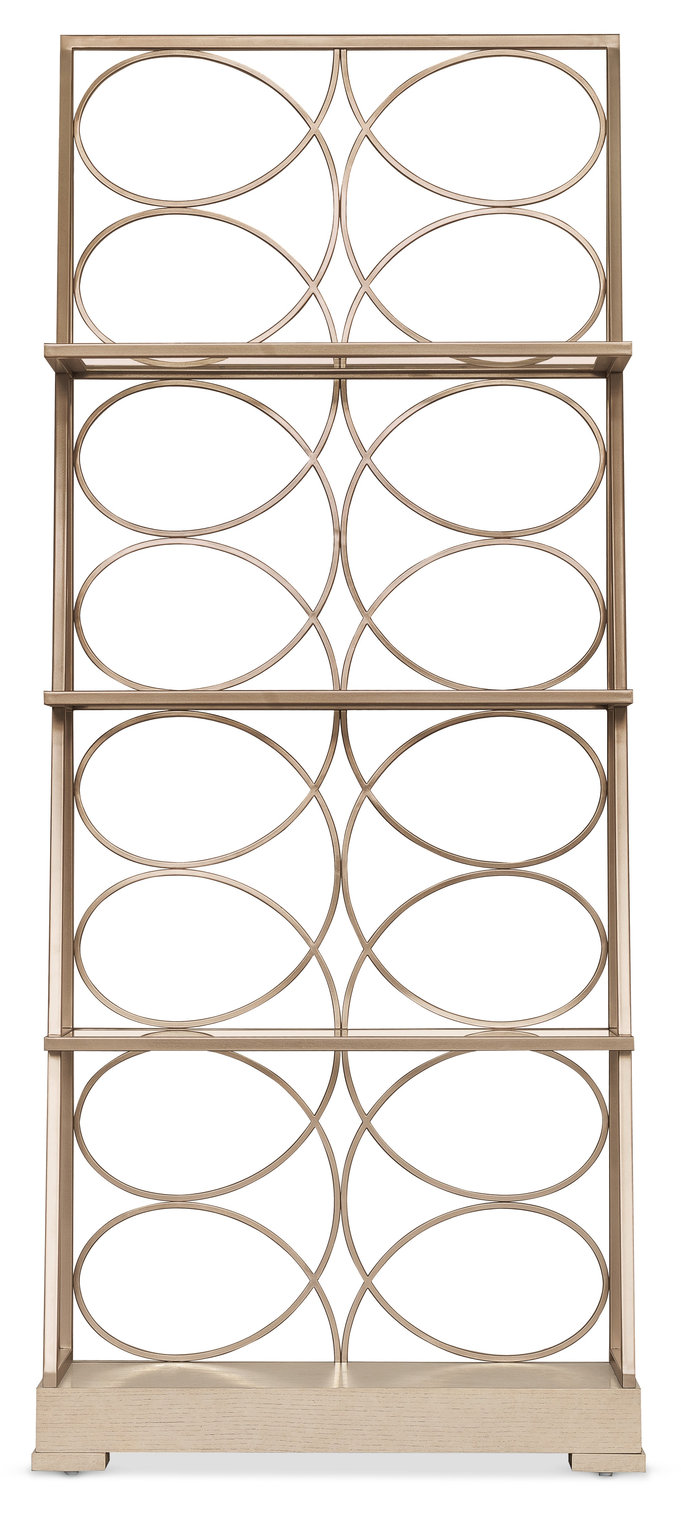 Hooker Furniture Melange Flourish Etagere in Light Wood
