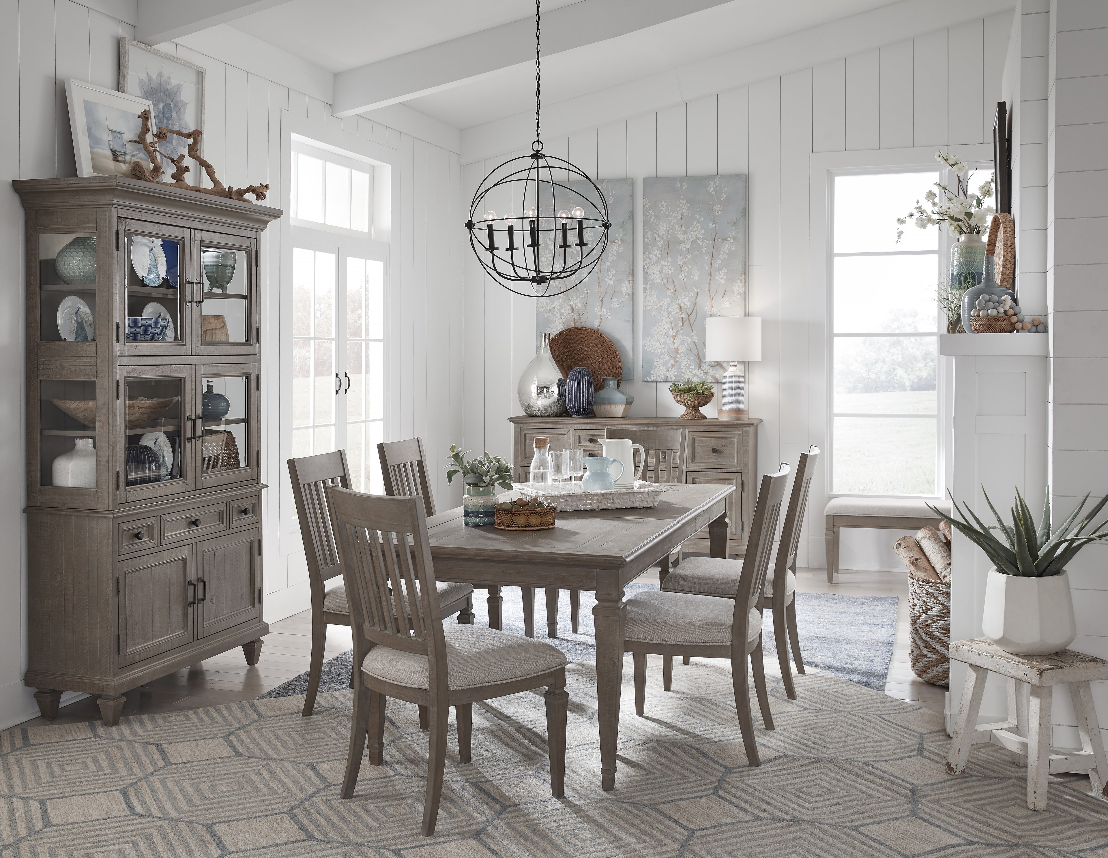 Lancaster Dining Cabinet in Dovetail Grey