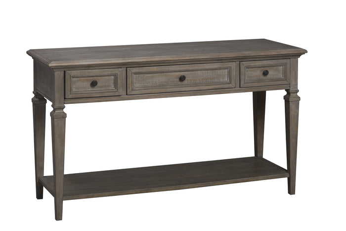 Lancaster Rectangular Sofa Table in Dovetail Grey