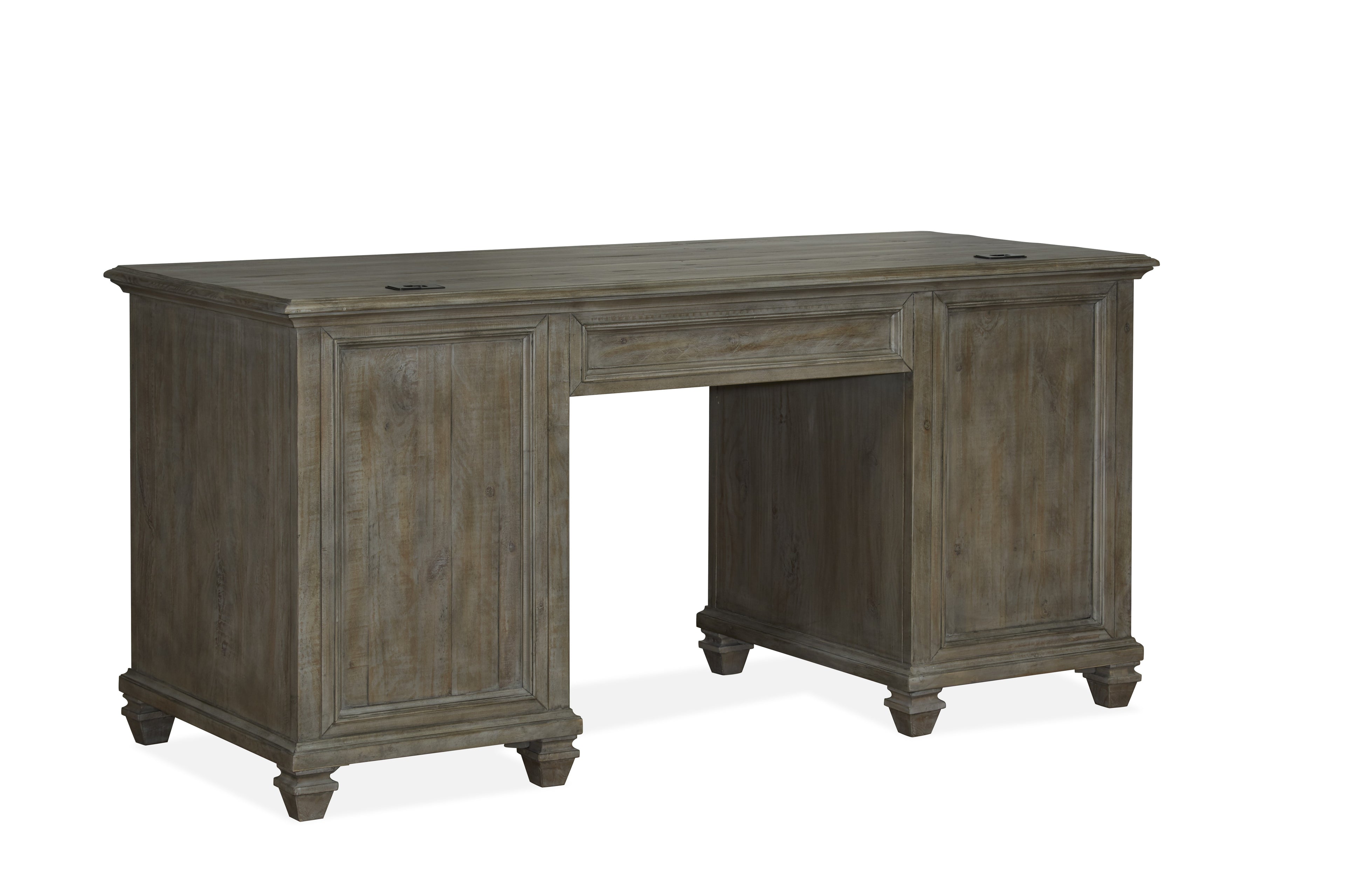 Lancaster Executive Desk in Dovetail Grey