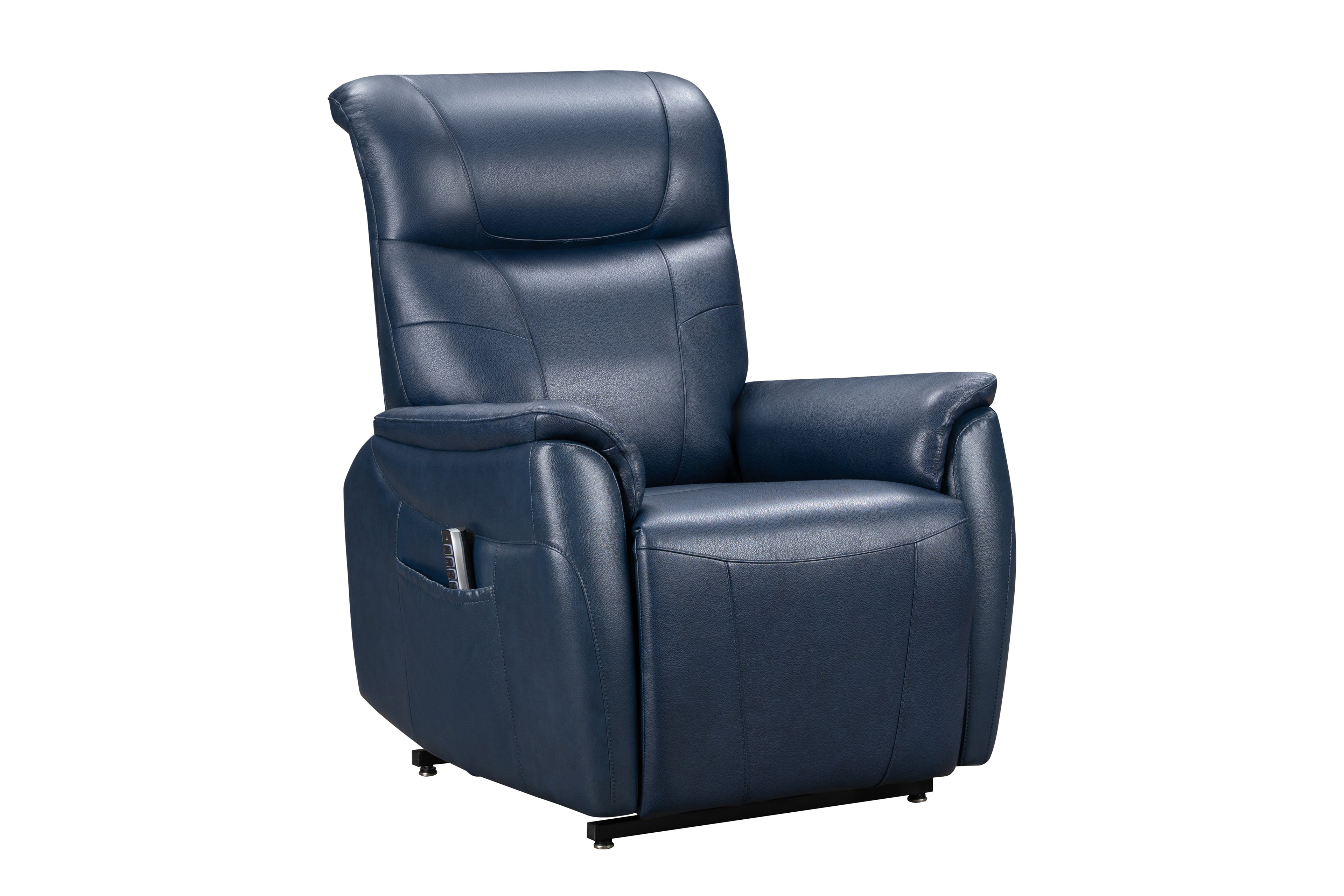 Leighton Recliner in Marco Navy Blue