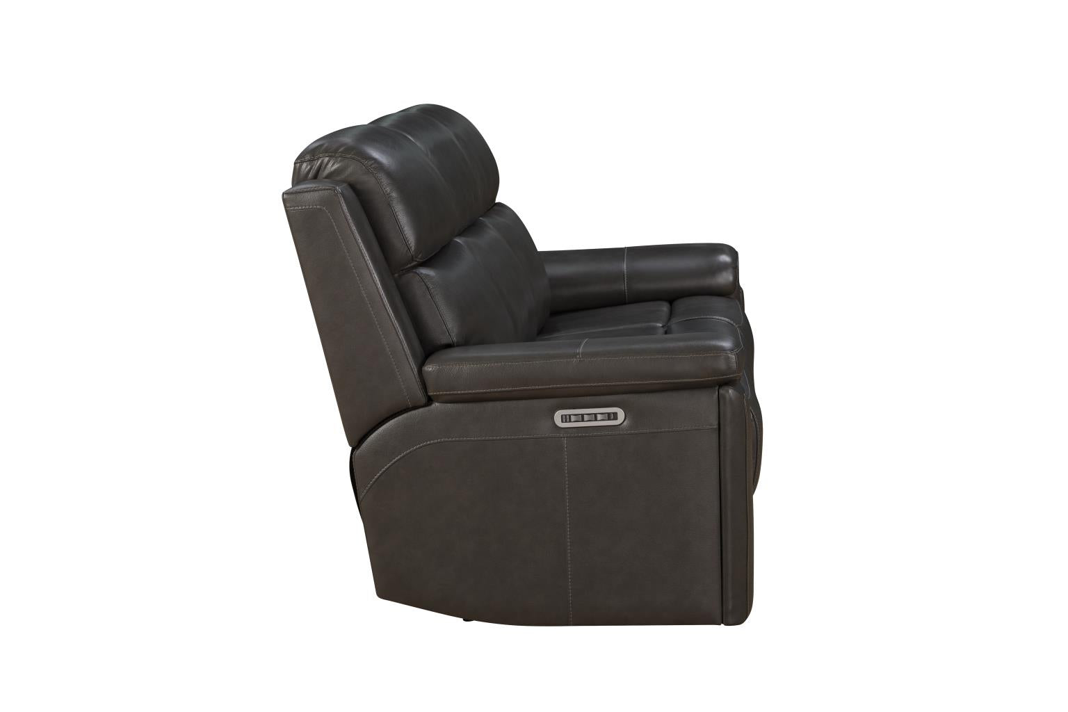 Leon Power Sofa in Matteo Smokey Gray