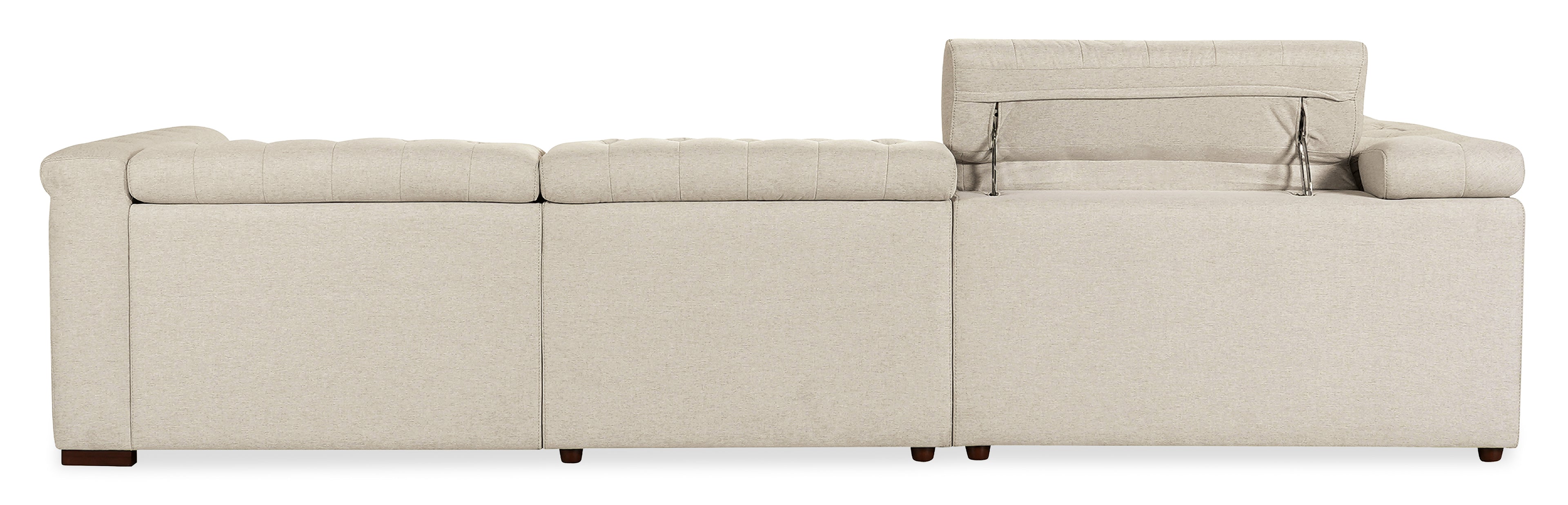Hooker Furniture Savion Deux 5 Seat Sectional with Three Power Recliners and Six Power Headrests