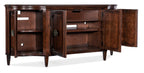 Hooker Furniture Charleston Four-Door Buffet in Maraschino Cherry
