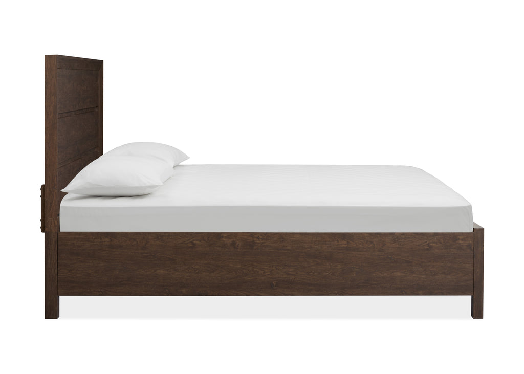 Magnussen Llewellyn Panel Bed in Columbian Walnut