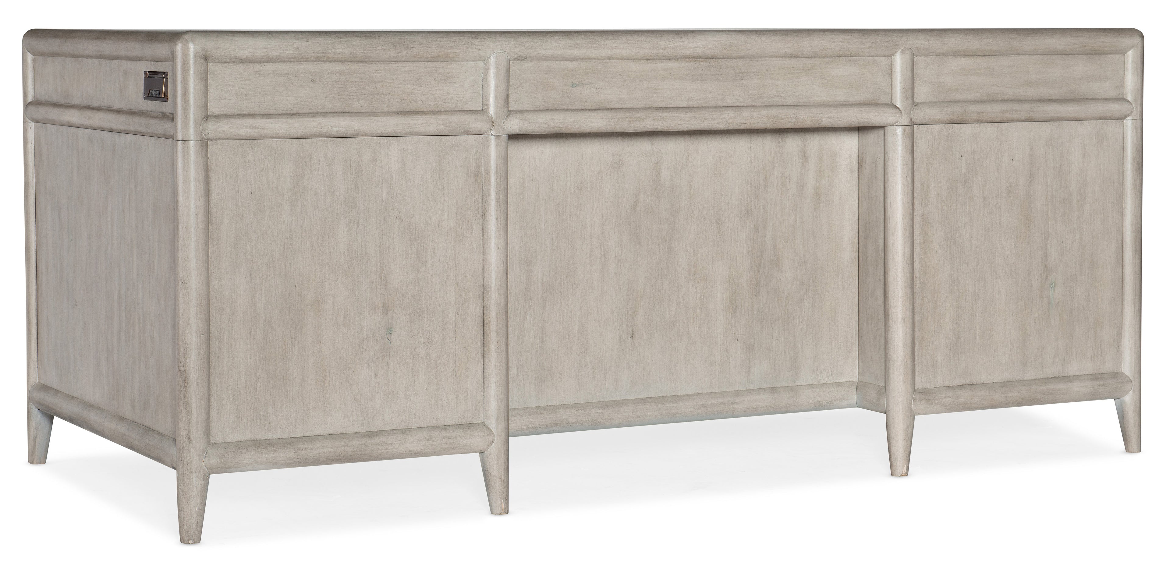 Hooker Furniture Burnham Executive Desk in Light Wood