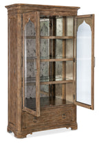 Hooker Furniture Americana Display Cabinet in Honey