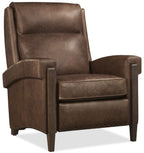 Hooker Furniture Whitton Power Recliner with Power Headrest in Brown