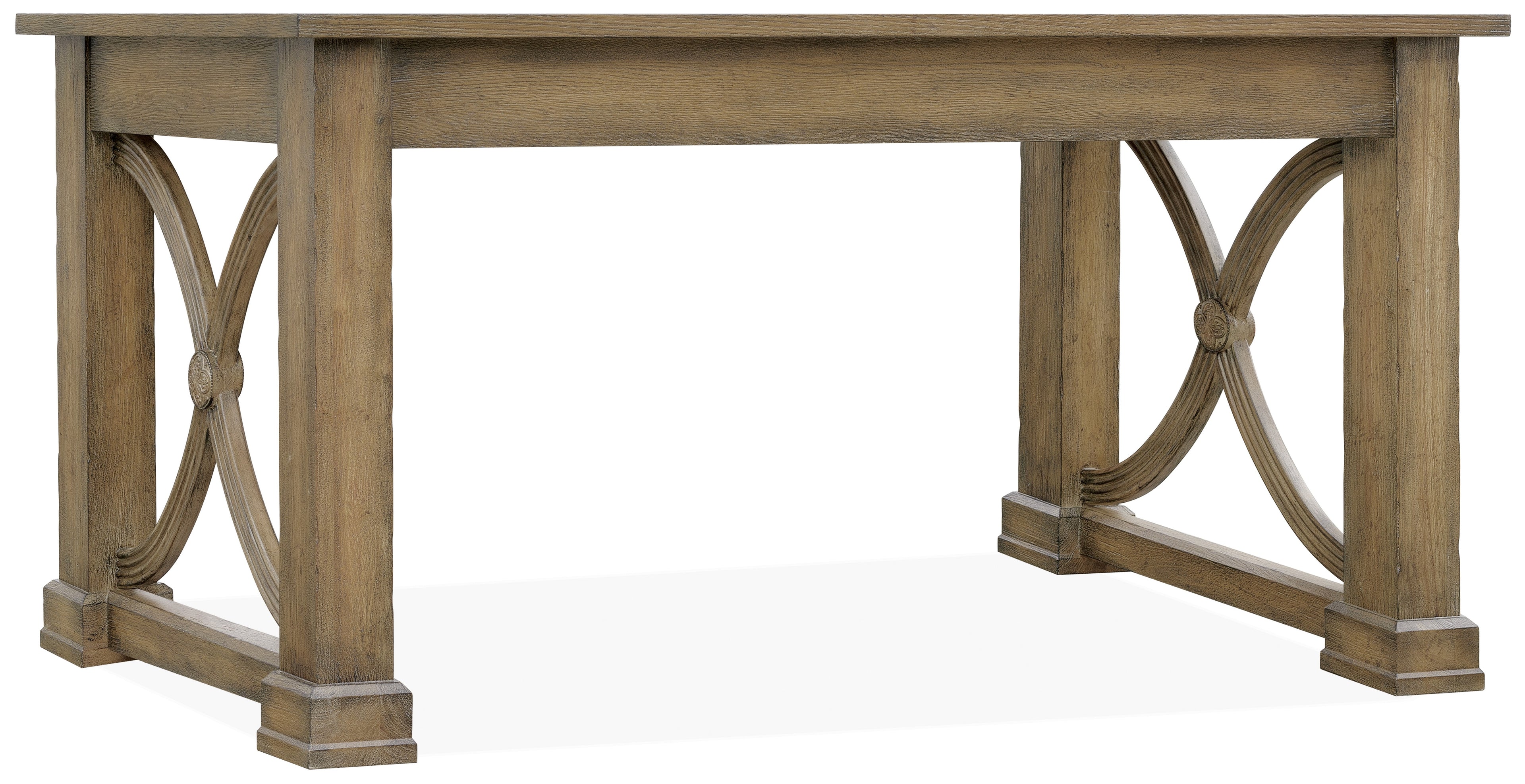 Hooker Furniture Melange Architectural Writing Desk in Light Wood