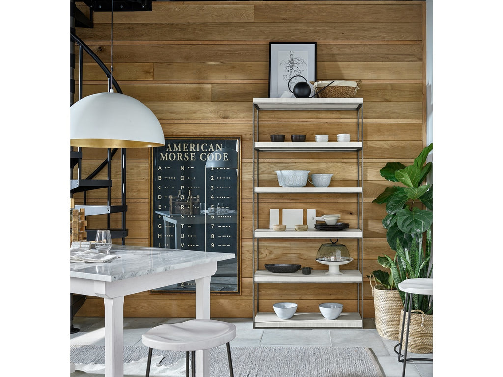 Modern Farmhouse Braxton Etagere in Buttermilk