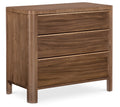 Hooker Furniture Eleana Three Drawer Nightstand in Light Caramel/Sunlit Bronze