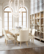 Hooker Furniture Westwood Rectangle Dining Table with Two 20-inch Leaves in Light Wood