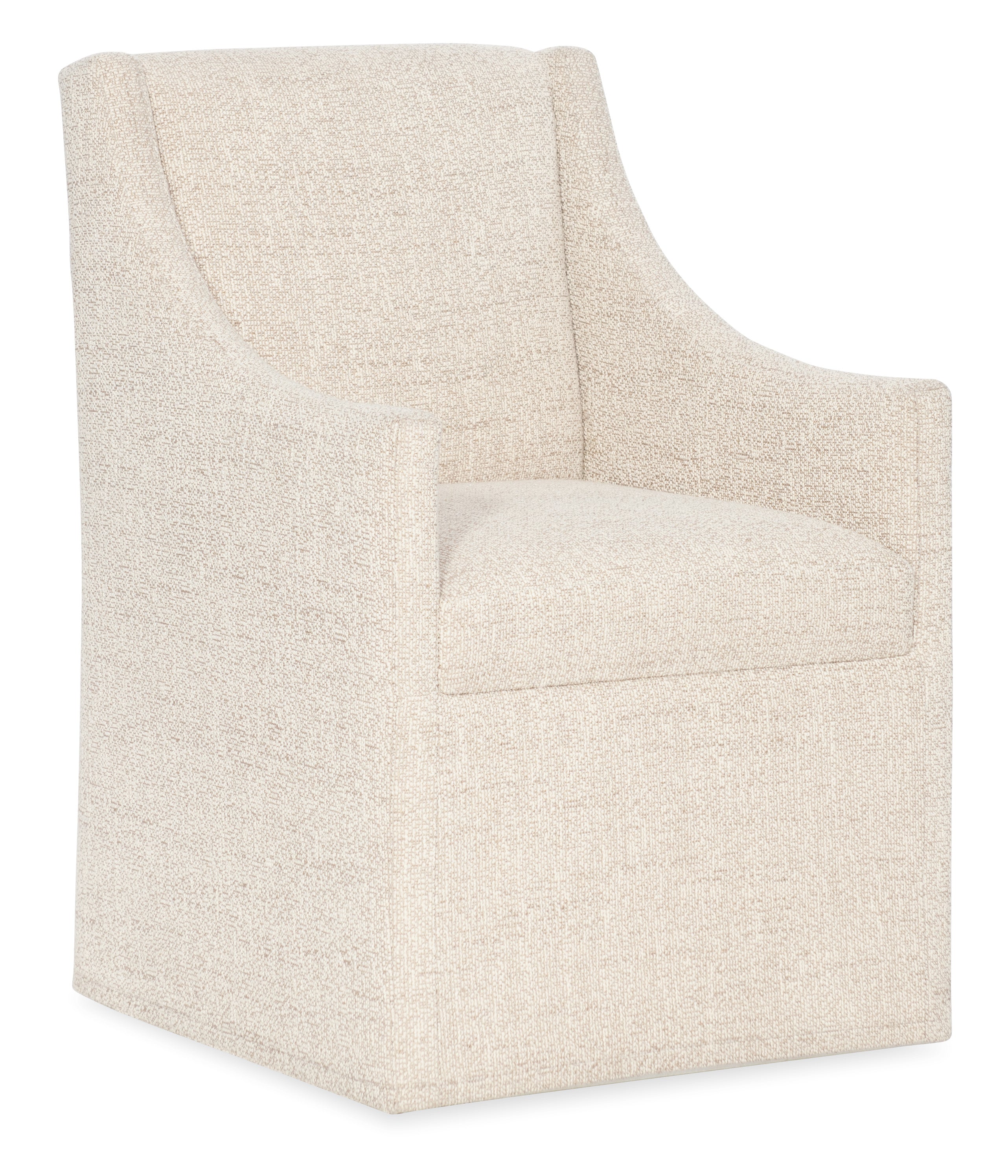 Hooker Furniture Eleana Castered Arm Chair in Beige