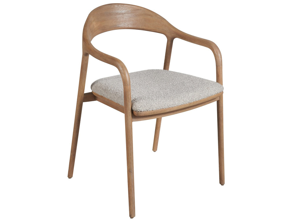 New Modern Echo Dining Arm Chair In Natural Oak