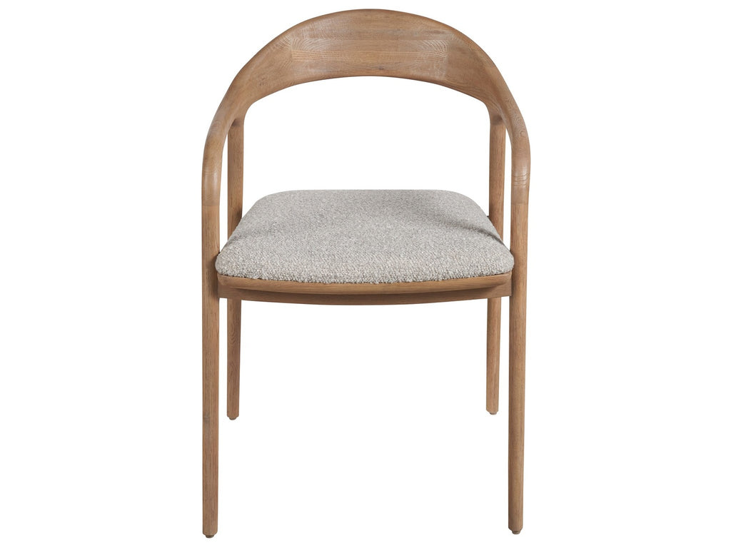 New Modern Echo Dining Arm Chair In Natural Oak
