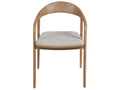 New Modern Echo Dining Arm Chair In Natural Oak