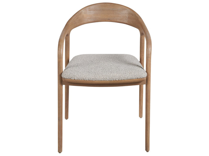 New Modern Echo Dining Arm Chair In Natural Oak