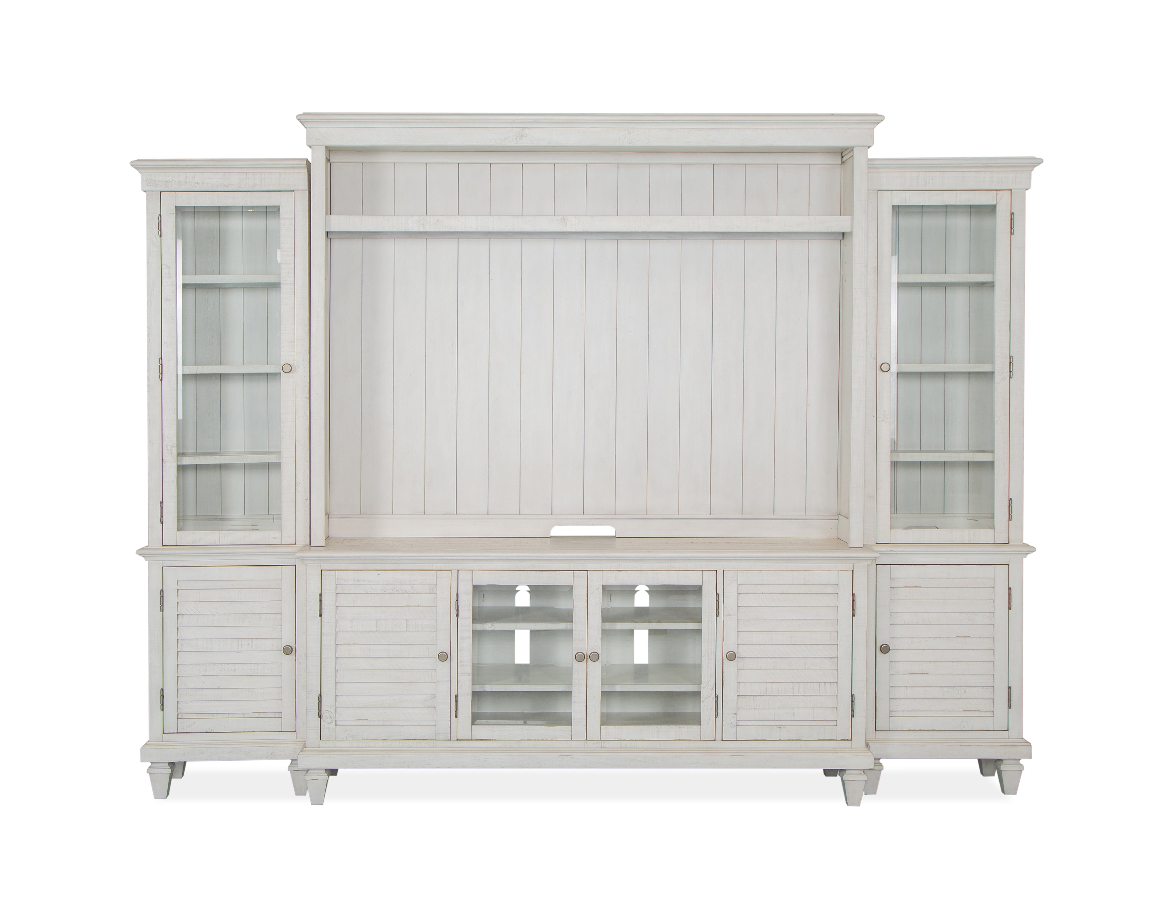 Newport Entertainment Wall in Alabaster