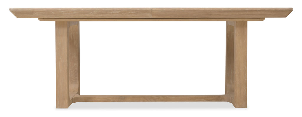 Hooker Furniture Banyon Bay Rectangle Dining Table with Two 20-inch Leaves in Desert Oak